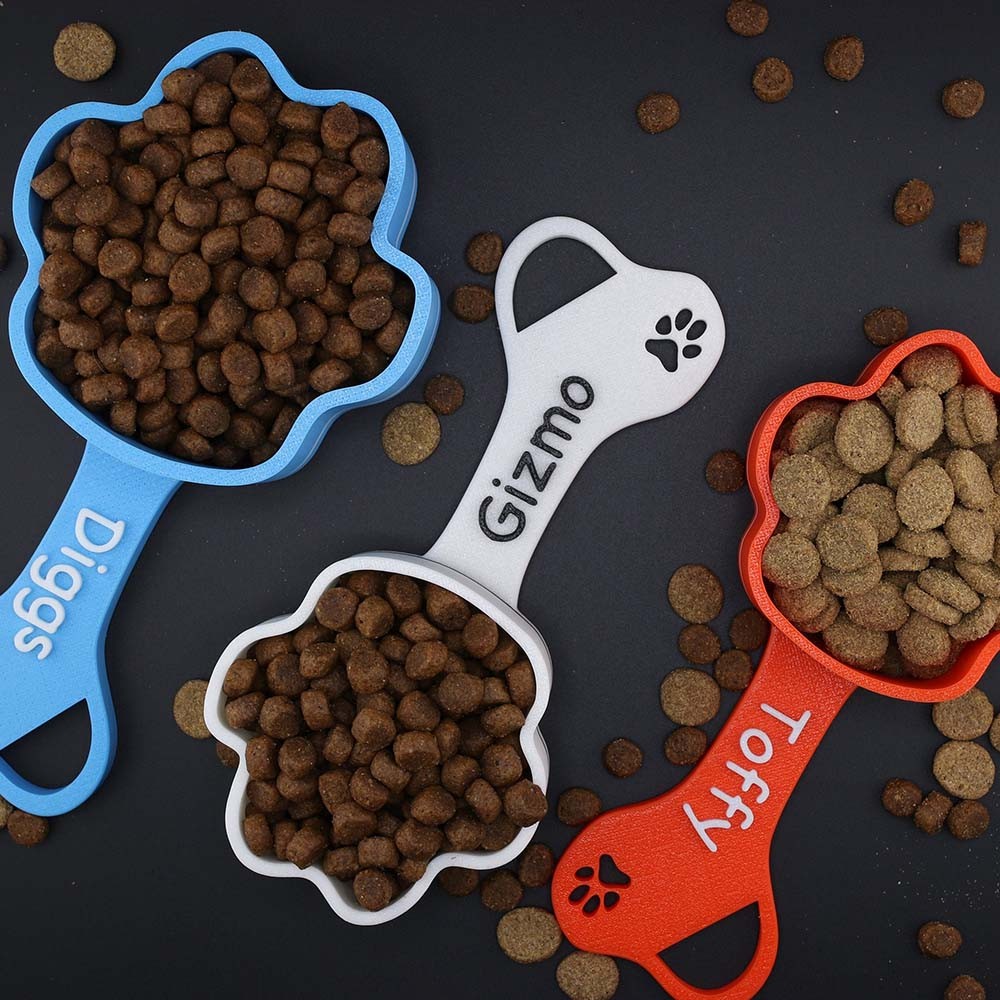 Personalized Pet Food Scoop With Pet Name For Pet Lovers Gift