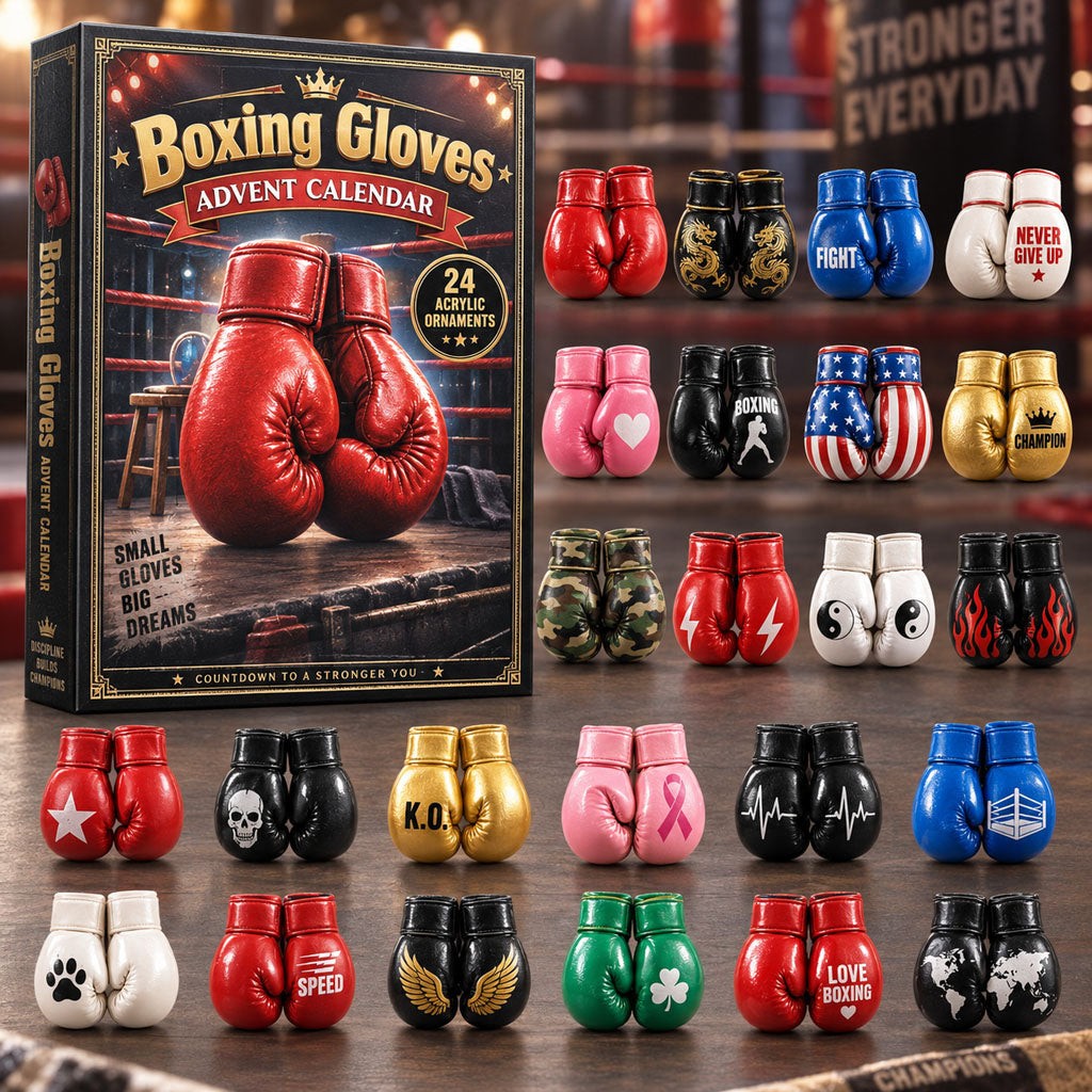 CHRISTMAS KICKOFF 50% OFF - Boxing Gloves Advent Calendar 2026 - 24-Day Festive Countdown   