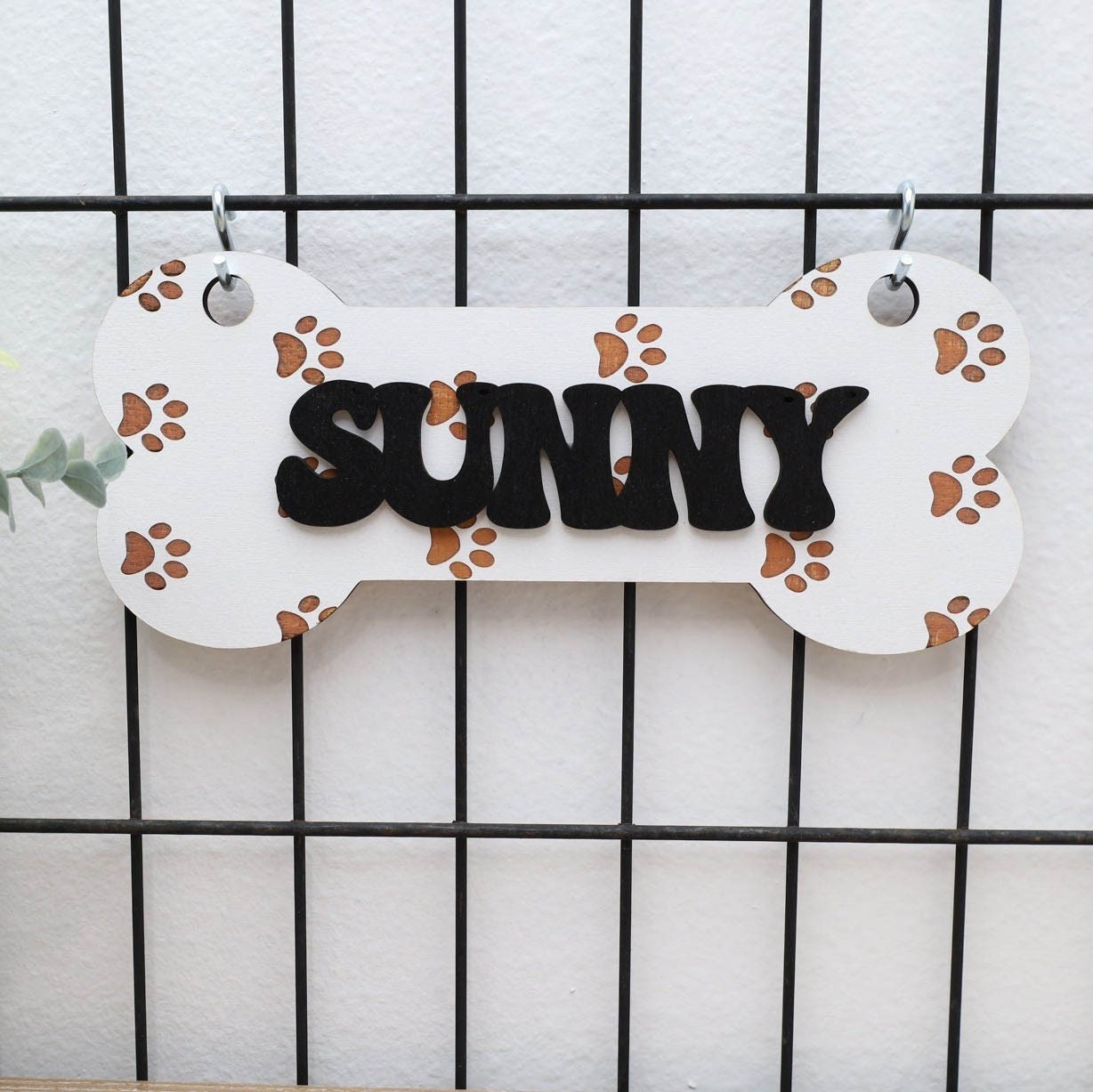 Personalized Wood Crate Sign With Pet Name Home Decor For Pet Lovers