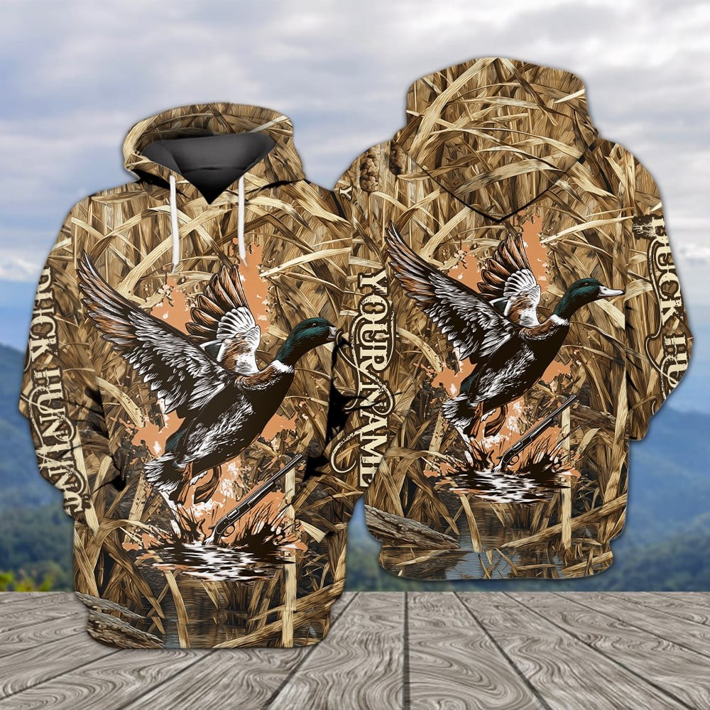 Vintage Duck Hunter All Over Print Shirt