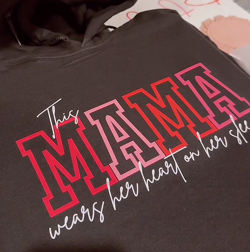 Custom Mama Sweatshirt With Kids Names For Mother's Day