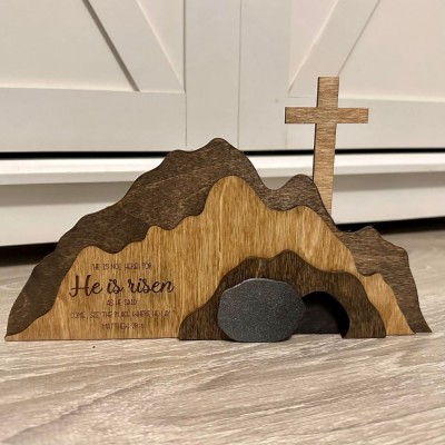 Empty Tomb Easter Decor Resurrection Scene Christian Decor