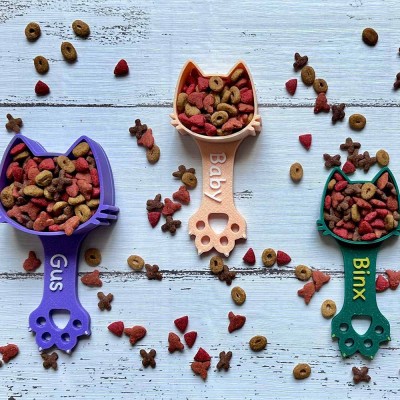 Personalized Pet Food Scoop With Pet Name For Pet Lovers Gift