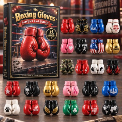 CHRISTMAS KICKOFF 50% OFF - Boxing Gloves Advent Calendar 2026 - 24-Day Festive Countdown   