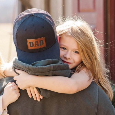 Personalized Dad Patch Trucker Hat with Kids Names For Father's Day Gift