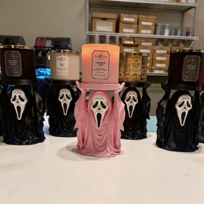 Ghostface Candle Holder