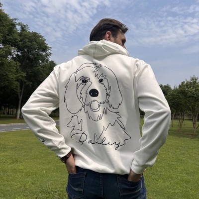 Personalized Pet Sweatshirt Hoodie Birthday Gift for Dog Mom/Dad