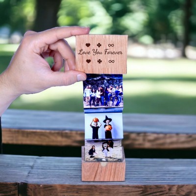Personalized Pull Out Photo Box For Valentine's Day Birthday