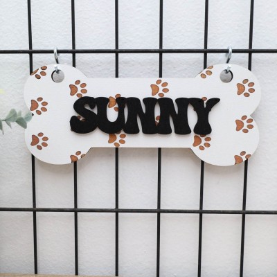 Personalized Wood Crate Sign With Pet Name Home Decor For Pet Lovers
