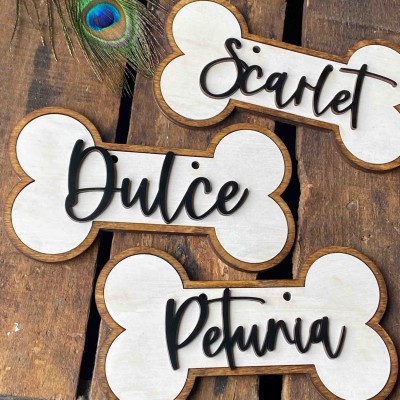 Personalized Wood Crate Sign With Pet Name Home Decor For Pets