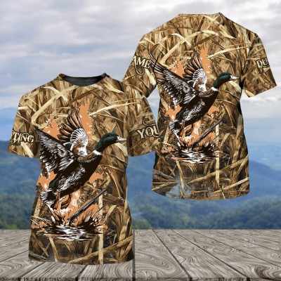 Vintage Duck Hunter All Over Print Shirt