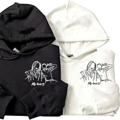 Custom Hoodies Design Your Own, Shirt Portrait From Photo, Valentines Customized Gifts For Boyfriend 